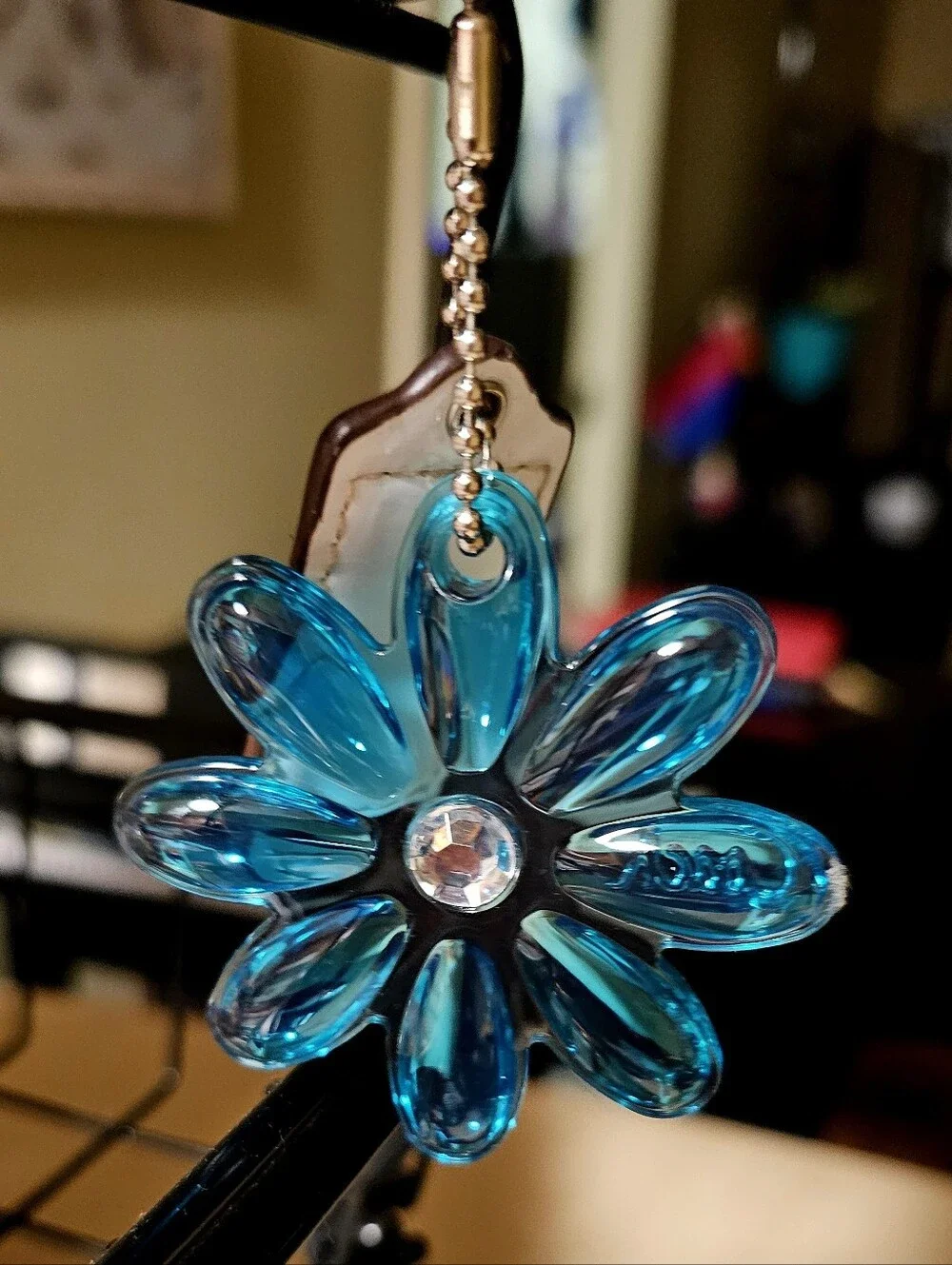 Coach Poppy Aqua Daisy Charm